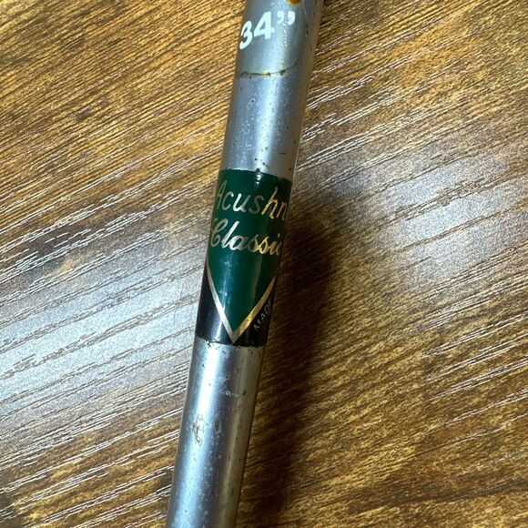 Acushnet Deep Face Bullseye Putter 34" Satin Finish John Reuter Jr Gold - Picture 7 of 11